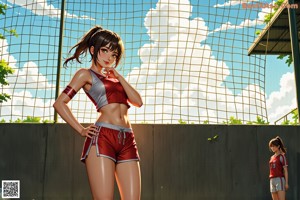 A woman in a soccer uniform holding a soccer ball.